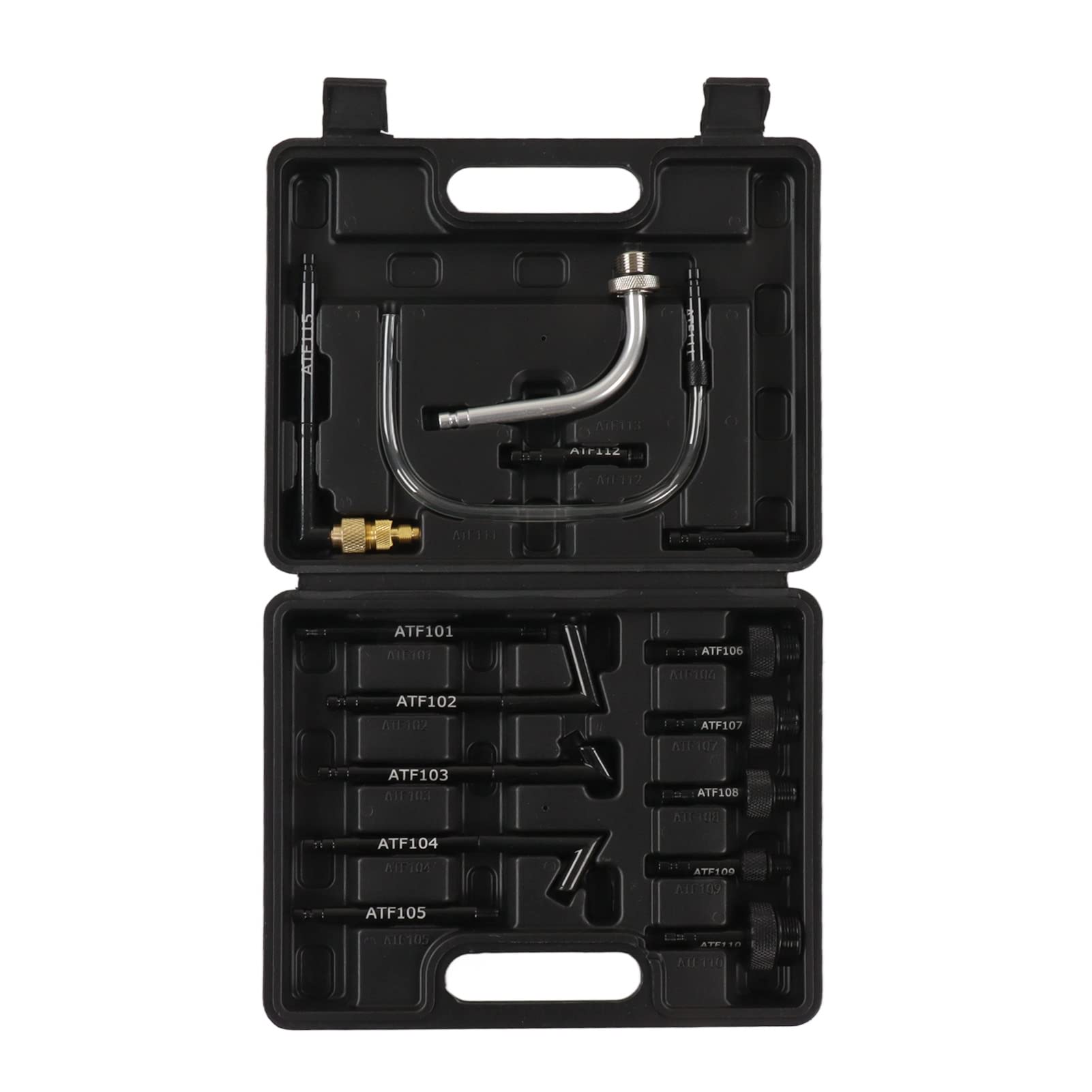 Akozon Herramienta de Llenado de Aceite de Transmisión de 7,5l con 15 Adaptadores ATF para Altis 2010 722,9, Transferencia de Fluido Automática Manual a Prueba