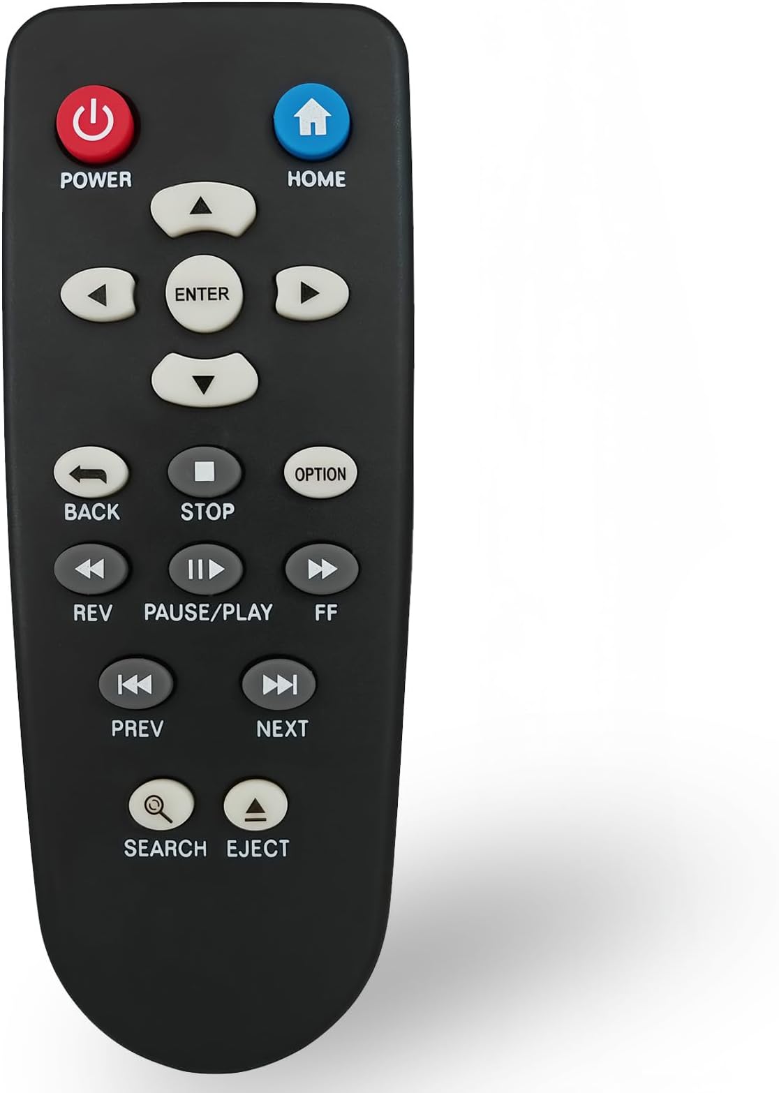 Replacement Remote Control Fit for WD Western Digital WD TV 1tb 2tb 3tb Live TV Plus Mini HD Hub Media Player
