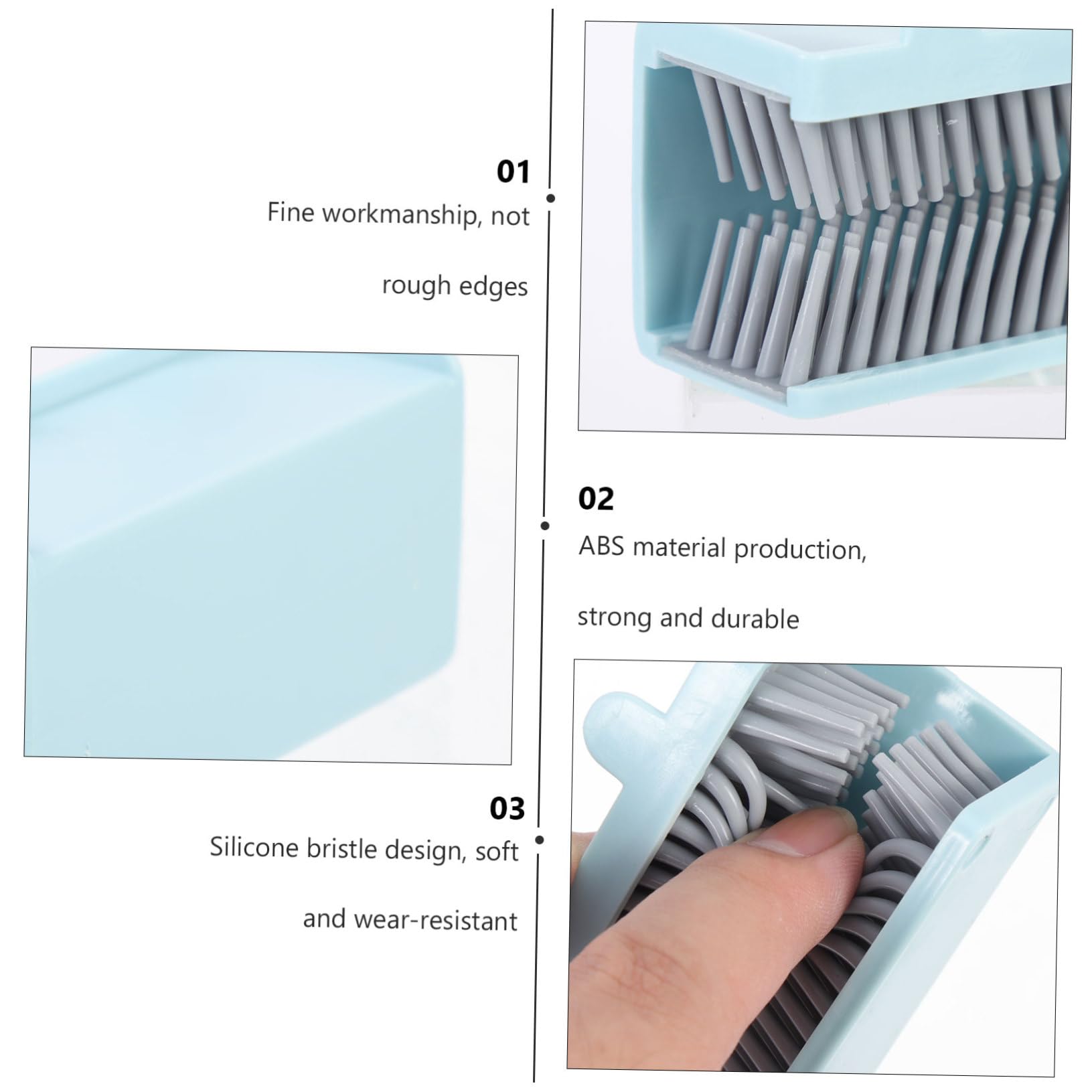 Angoily 4piezas Colector De Pelo para Ducha Atrapa Cabello para Pared Reutilizable y De Instalar Accesorio Compatible Superficies Orejas