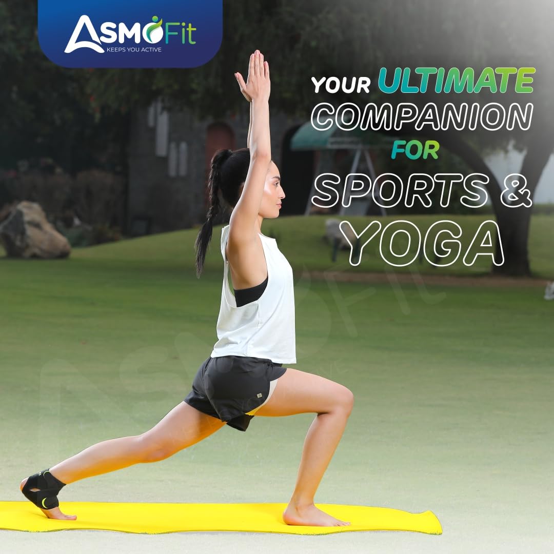 Asmofit Ankle Support Compression Brace for Injuries | Ankle Band For Men & Women, Ankle Protection Guard Helpful In Pain Relief and Recovery | Adjustable Support Brace for Foot Care & Foot Swelling - Image 6 thumbnail