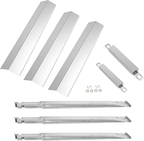 MOASKER Piezas de repuesto para parrilla Char-Broil Oklahoma Joe's Smoker Accessories 1767054 placas de calor y 1767017 parrillas quemador y kit de