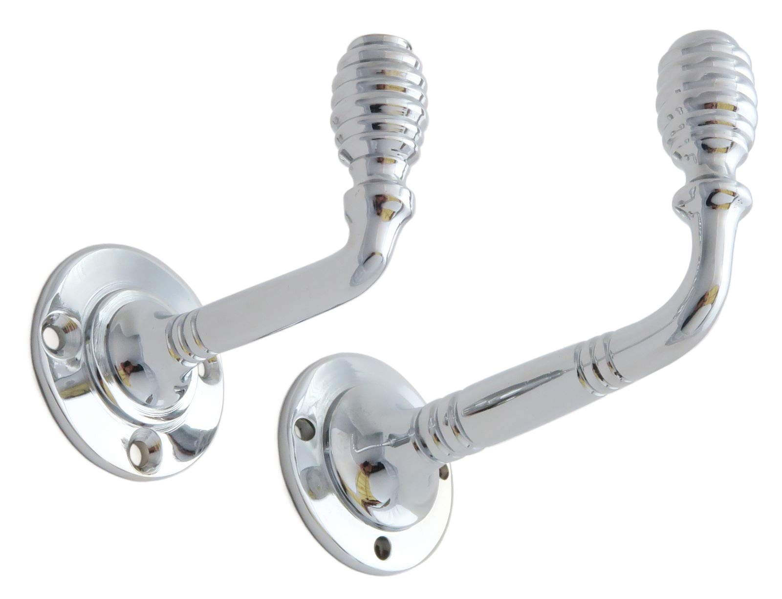Castelion Chrome Castelion® Elegant Beehive Coat Hook (Small Beehive Hook)