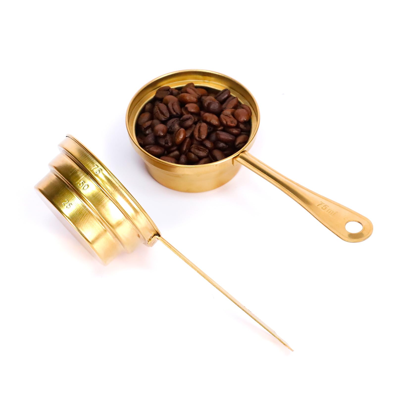 Amazon.com: 2 PACK 2.5OZ Stainless Steel Measuring Spoons with 3