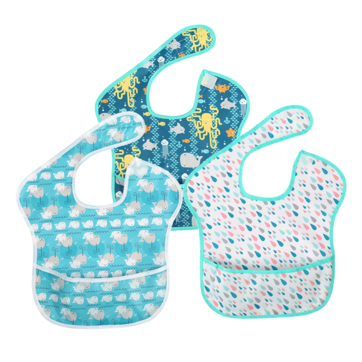 TOYANDONA 9 Stk Cartoon- -Lätzchen bibs babylätzen latzerl für bib wc Babyspeicheltuch wasserdichtes Babylätzchen -Stimmung -Gebot Karikatur