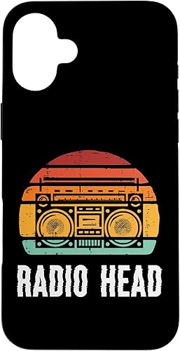 Miniatura 23 de Music Radio Head Boombox Retro Stereo Cassette Men Women Kid Case for iPhone Air