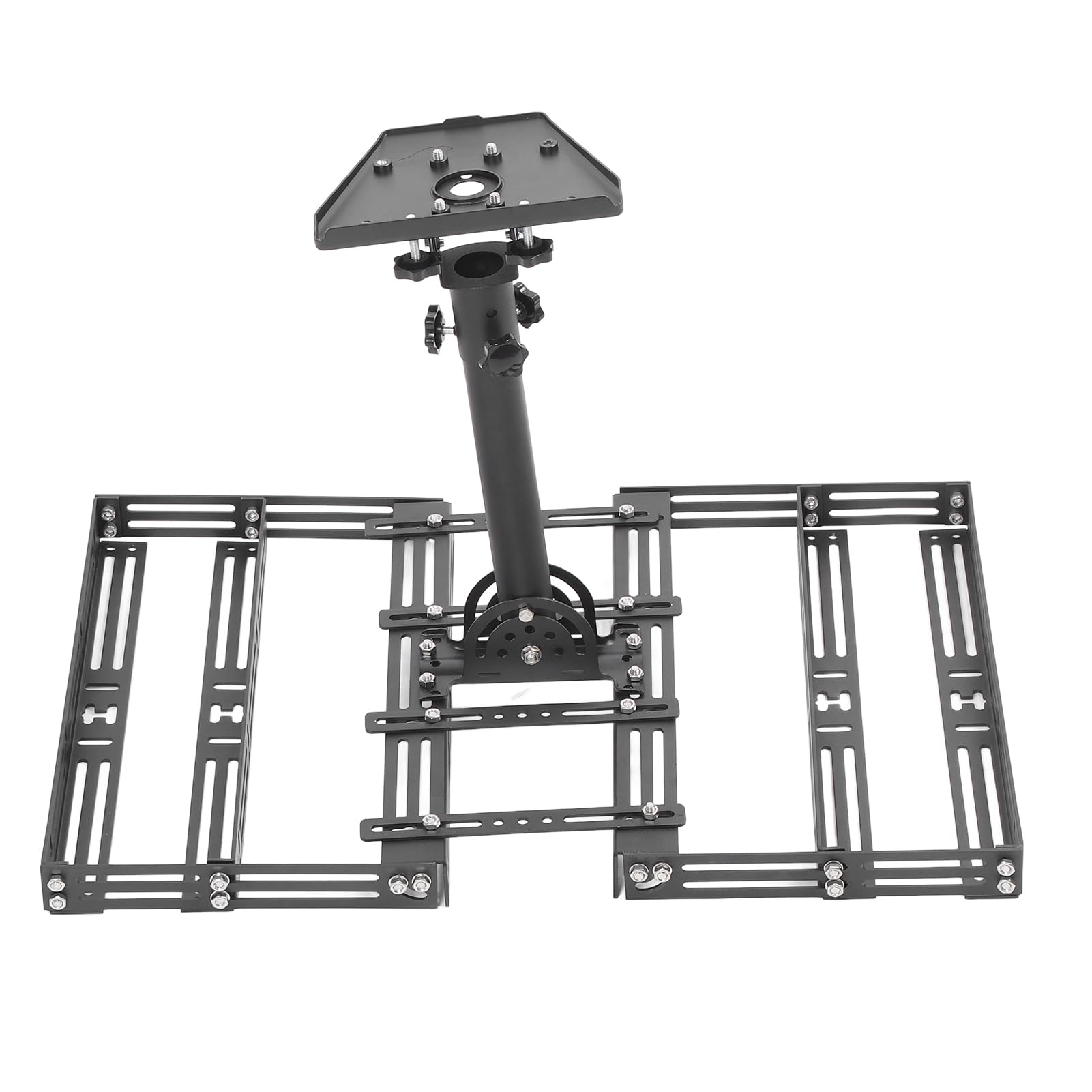 Kit di montaggio per colmo del tetto Angolo regolabile Installazione senza trapano Materiale PC in acciaio legato di alta qualità per di montaggio tetto del pannello solare di