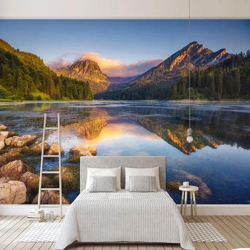 Papier peint autocollant 3D PVC mural salon chambre décoration peinture d'art rétro