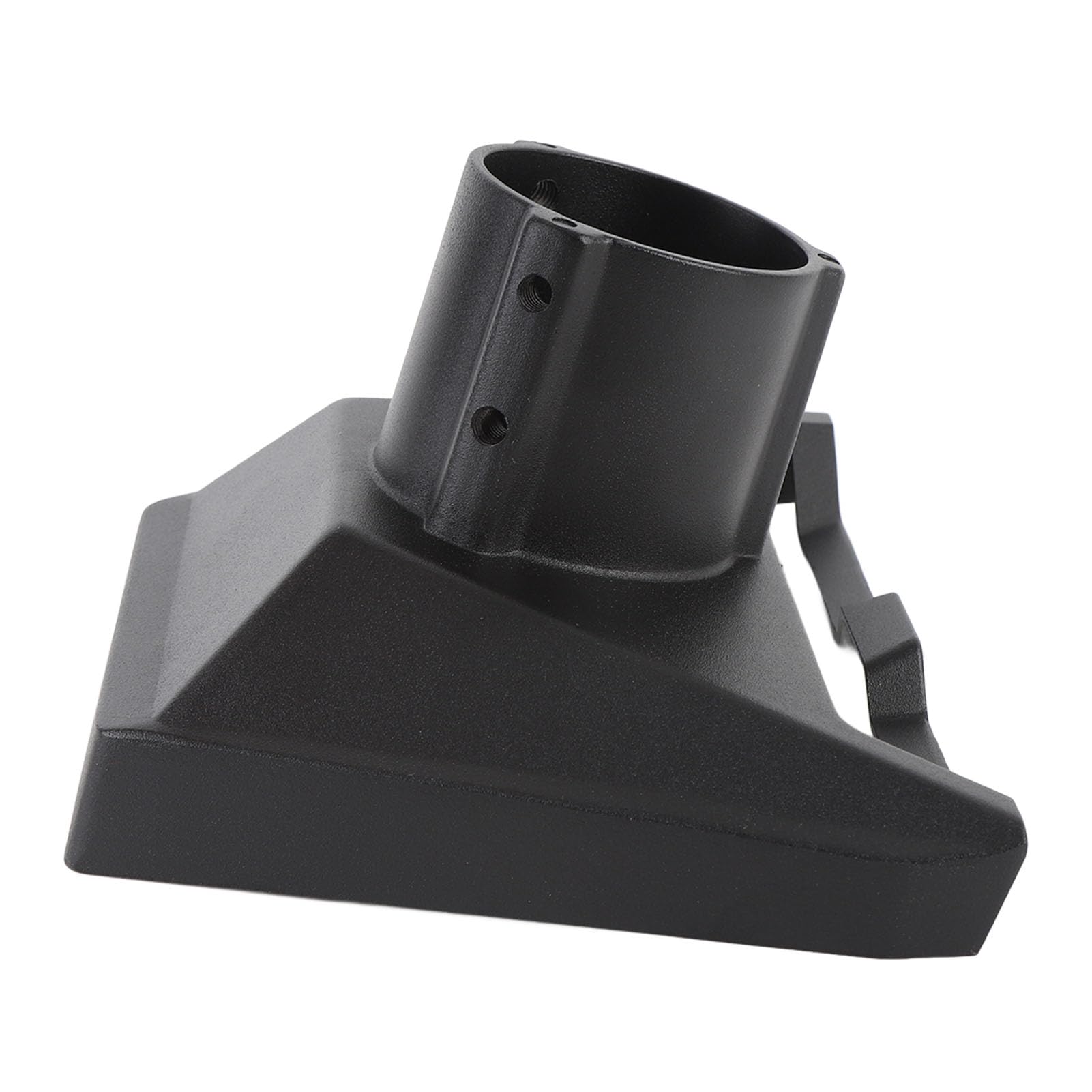 Adattatore per Tubo Satellitare, Staffa di Montaggio con Rotazione Regolabile a 360 Gradi in Lega di Alluminio con Base Ampia per Supporto Stabile, Compatibile con Palo da 2,1 (BLACK)