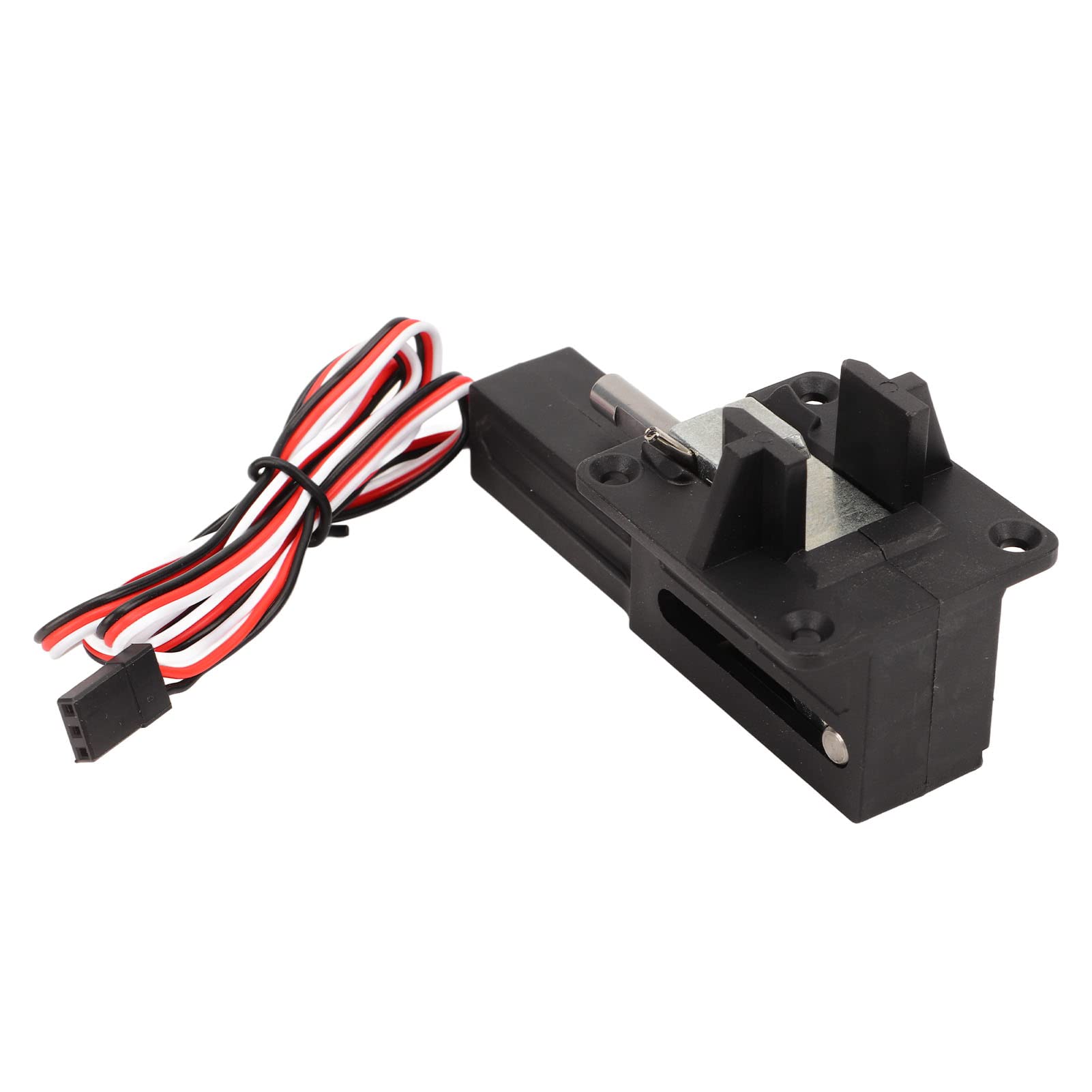 RLG4 Tren de Aterrizaje Retráctil Electrónico RC de 90 Grados, Aleación Aluminio, Negro, Ideal para Aviones ala Fija