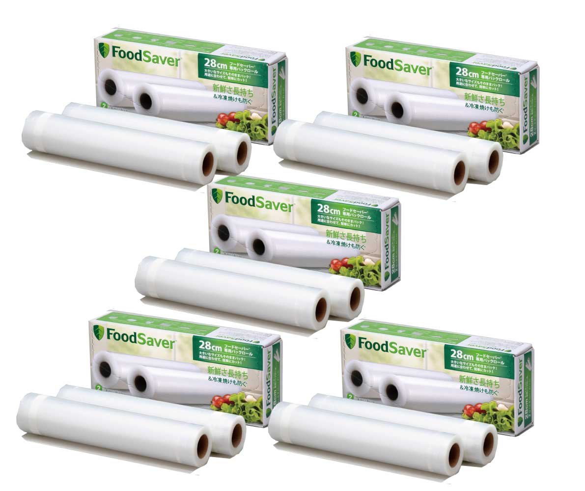 Amazon | FoodSaver 【公式】 真空パックロール 28cm10本セット PRBT5