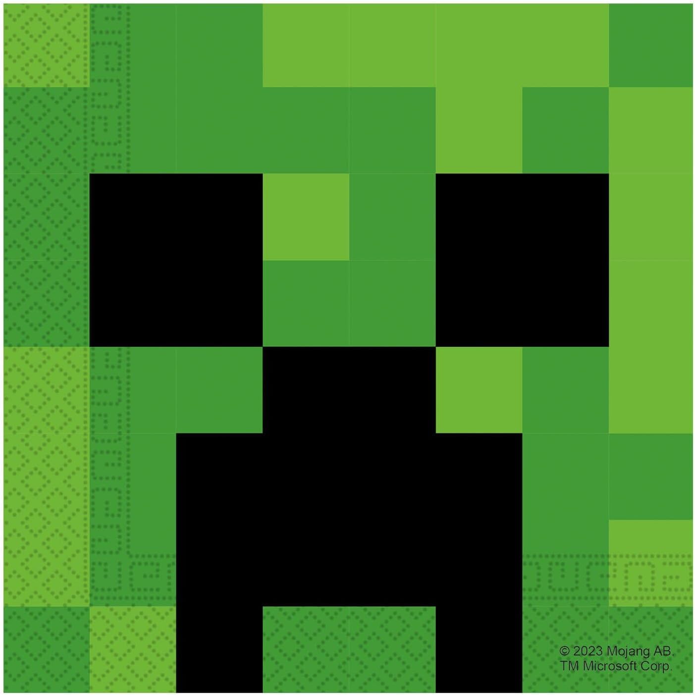 Procos Minecraft Party 20 Napkins