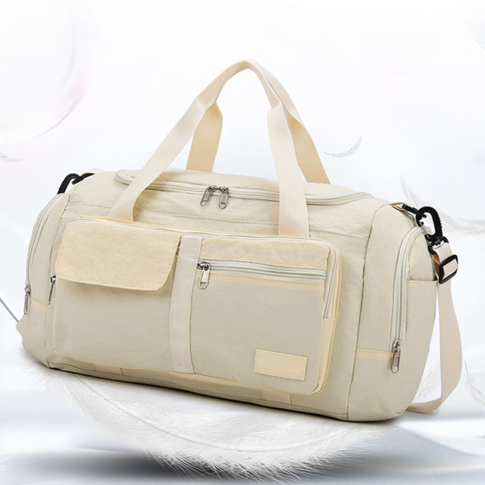 Borsa da viaggio pieghevole Zaino per bagagli Borsa da fitness Weekender Allenamento notturno con scomparto per scarpe