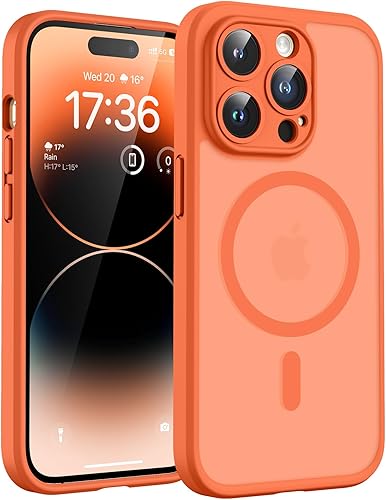 Miniatura 88 de TOCOL Funda magnética 3 en 1 para iPhone 15 Pro Max, mejorada [protección completa de la cámara] con 2 protectores de pantalla, compatible con Gris