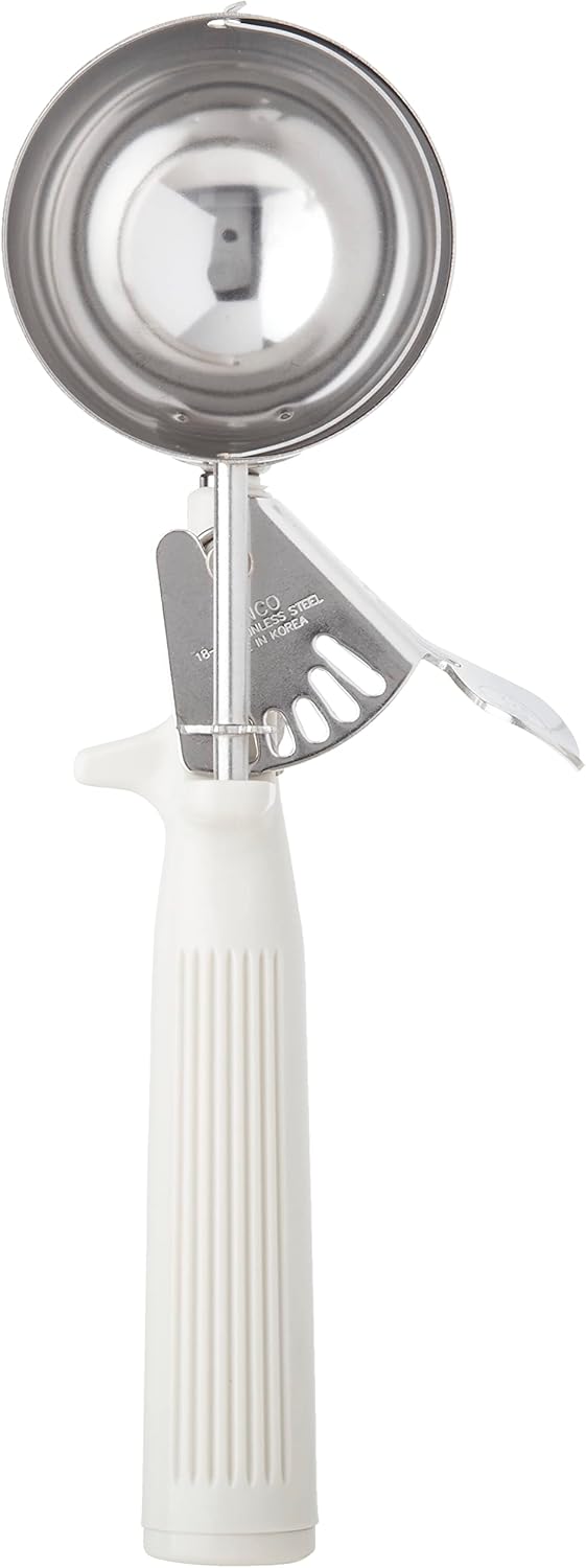 Winco Ice Cream Disher with Ivory Handle, Size 10 Ice