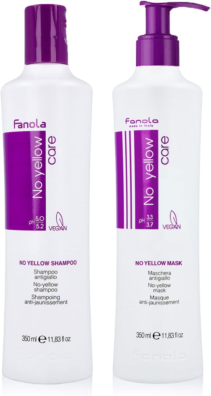 No Yellow Shampoo & Hair Mask Set 350ml