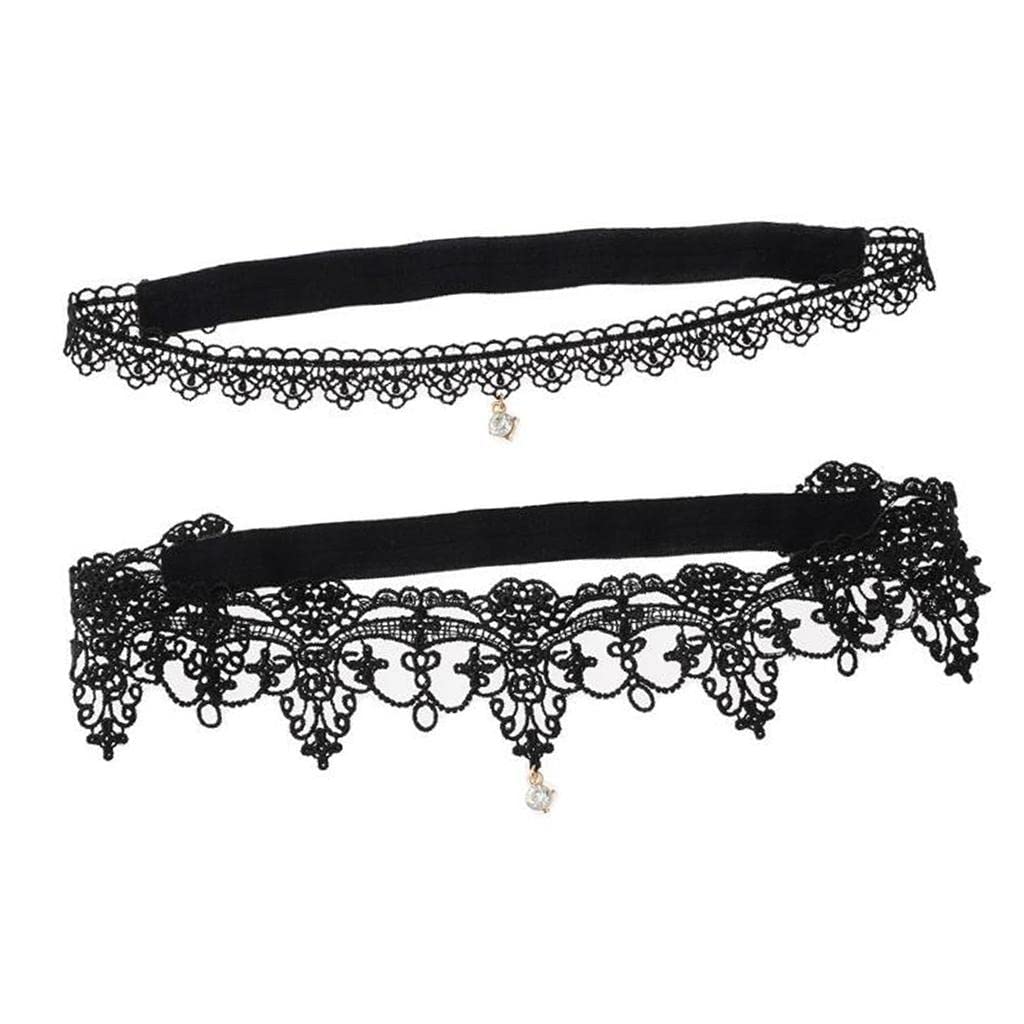 2Pcs Wedding Garter Embroidery Floral Cute Garters Women/Female/Bride Black M|Clothing Shoes & Accessories|Womens Clothing|Intimates & Sleep|Garter Belts-image-18