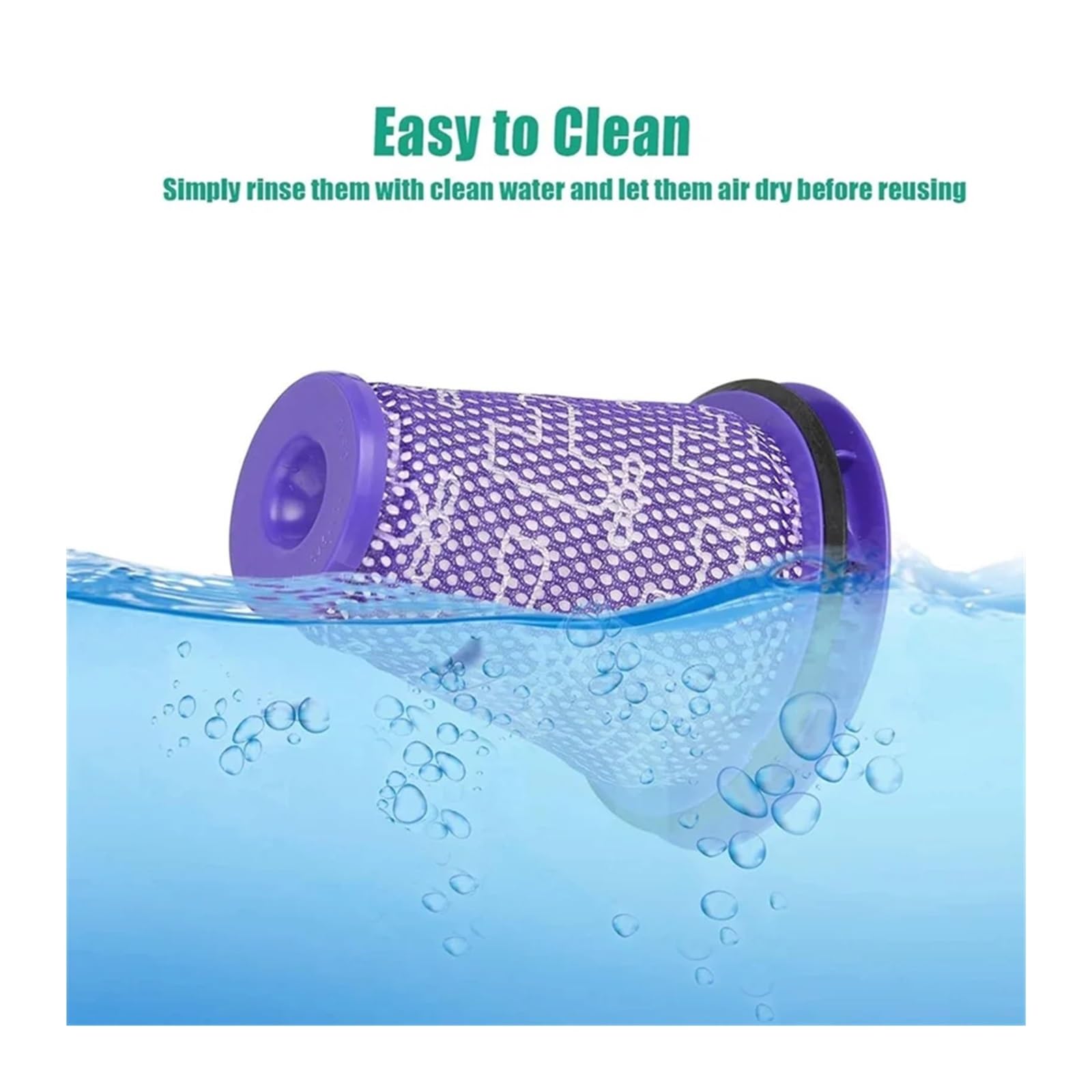 Replacement Wand Handle ， Compatibile con Dyson CY18 CY22 CY23 CY24 CY25 CY26 CY27 CY28 DY75 DY77 DY78 Accessorio for aspirapolvere con set di filtri e impugnatura flessibile,Sweeping Parts