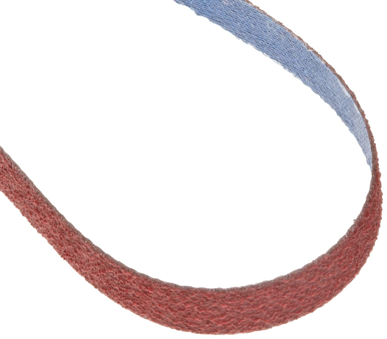 Norton SG R981 File Abrasive Belt, Waterproof, Cloth Backing, Ceramic Aluminum Oxide, 1/2" Width, 24" Length, Grit 60 (Pack of 5)