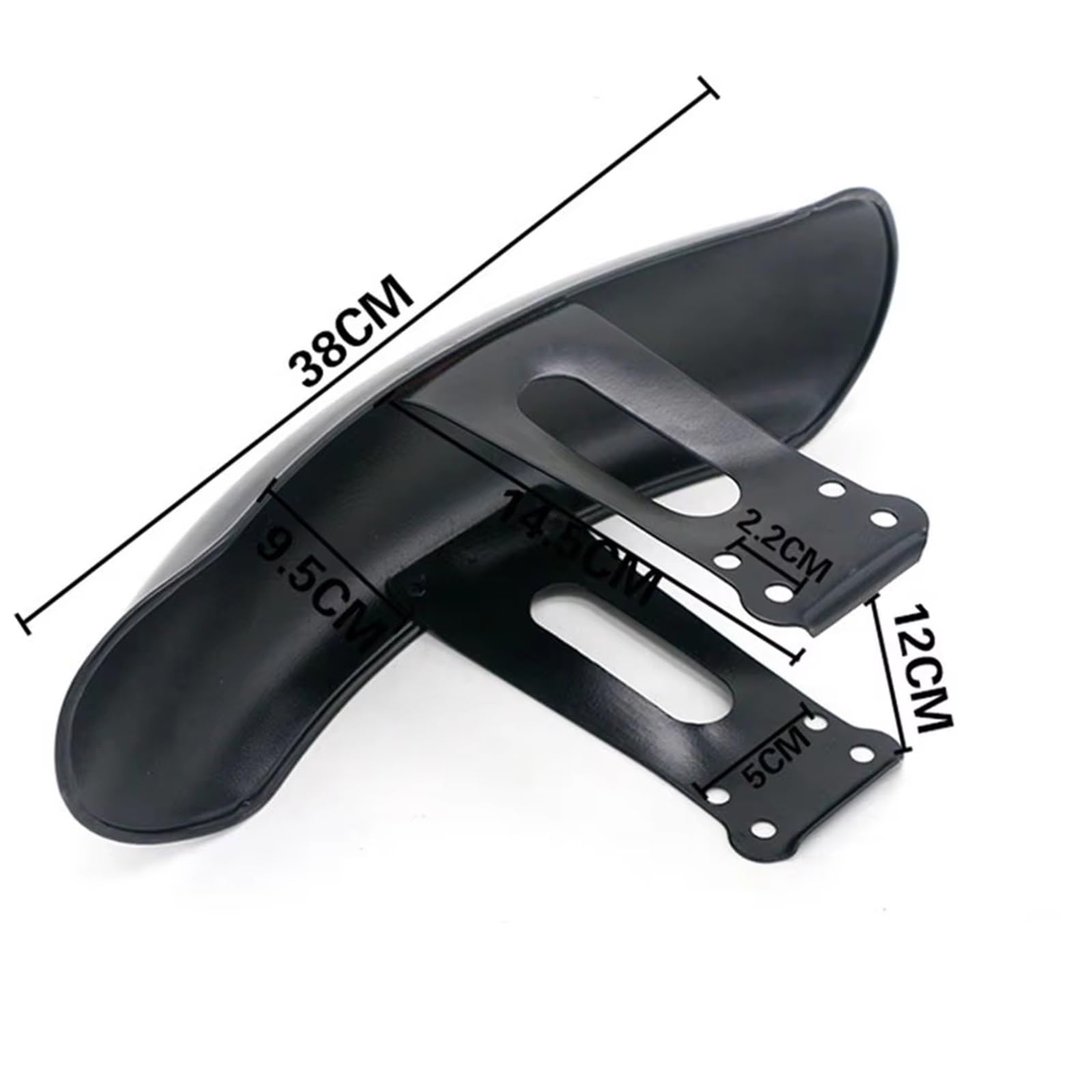 Parafango Moto Allungato Per CG125 Parafango Anteriore In Metallo Per Motocicletta Protezione Ruota Antipolvere Retro Modifica Copertura Di Ricambio