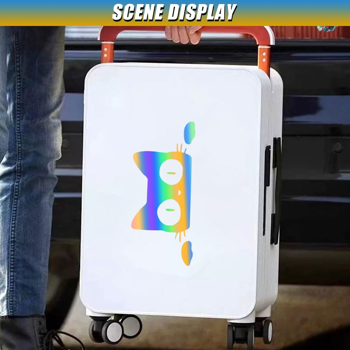 Cute Cat Car Decal Vinyl Sticker Waterproof Car Bumpr Sticker Decal Automotive Exterior Decorations Accessory for Cars Truck — view 5