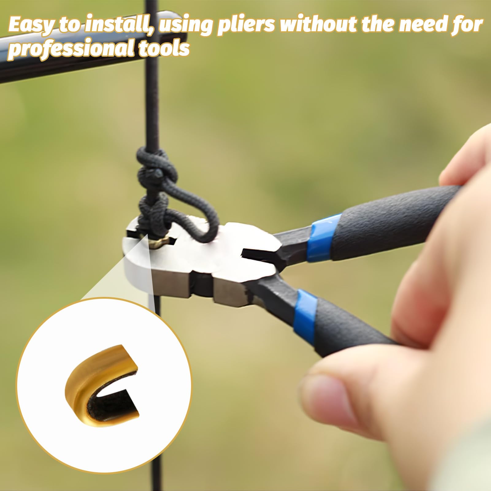 20 PCS Tiro con Arco a Punti Nock String Nocking Punti Clip, Clip di Stabilizzazione per Corde di Arco Composto e Ricurvo, Facili da Installare, Materiale Durevole per Maggiore Precisione nel Tiro