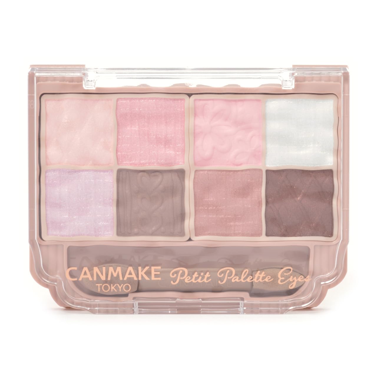 Canmake Petite Palette Eyes 06 Sugar Rum, 0.08 oz (2.0 g), Eye Shadow Palette with Chips, Blue Pink : Beauty