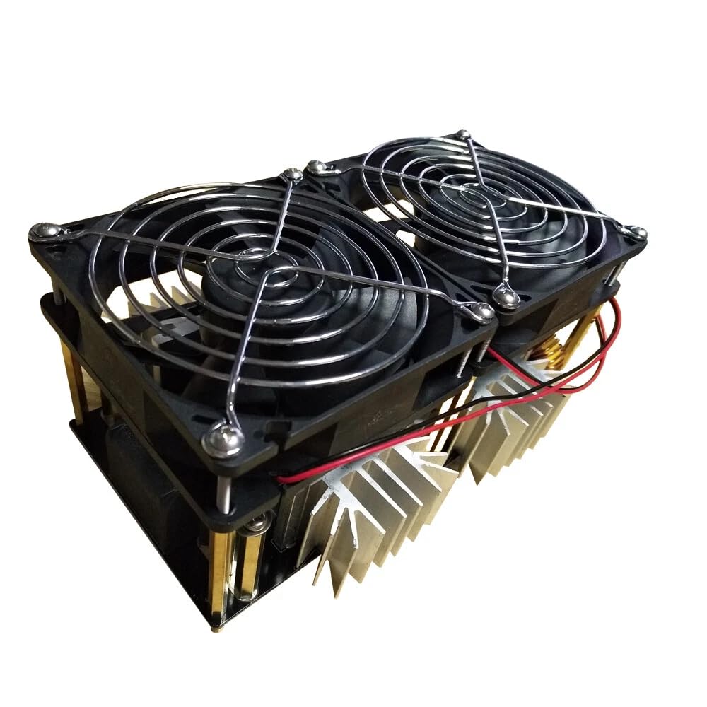 1800 W riscaldamento a induzione compatto 18 x 9 x 8 ZVS modulo di riscaldamento a induzione con doppia ventola di raffreddamento e dissipatore di calore in alluminio, potente riscaldamento a