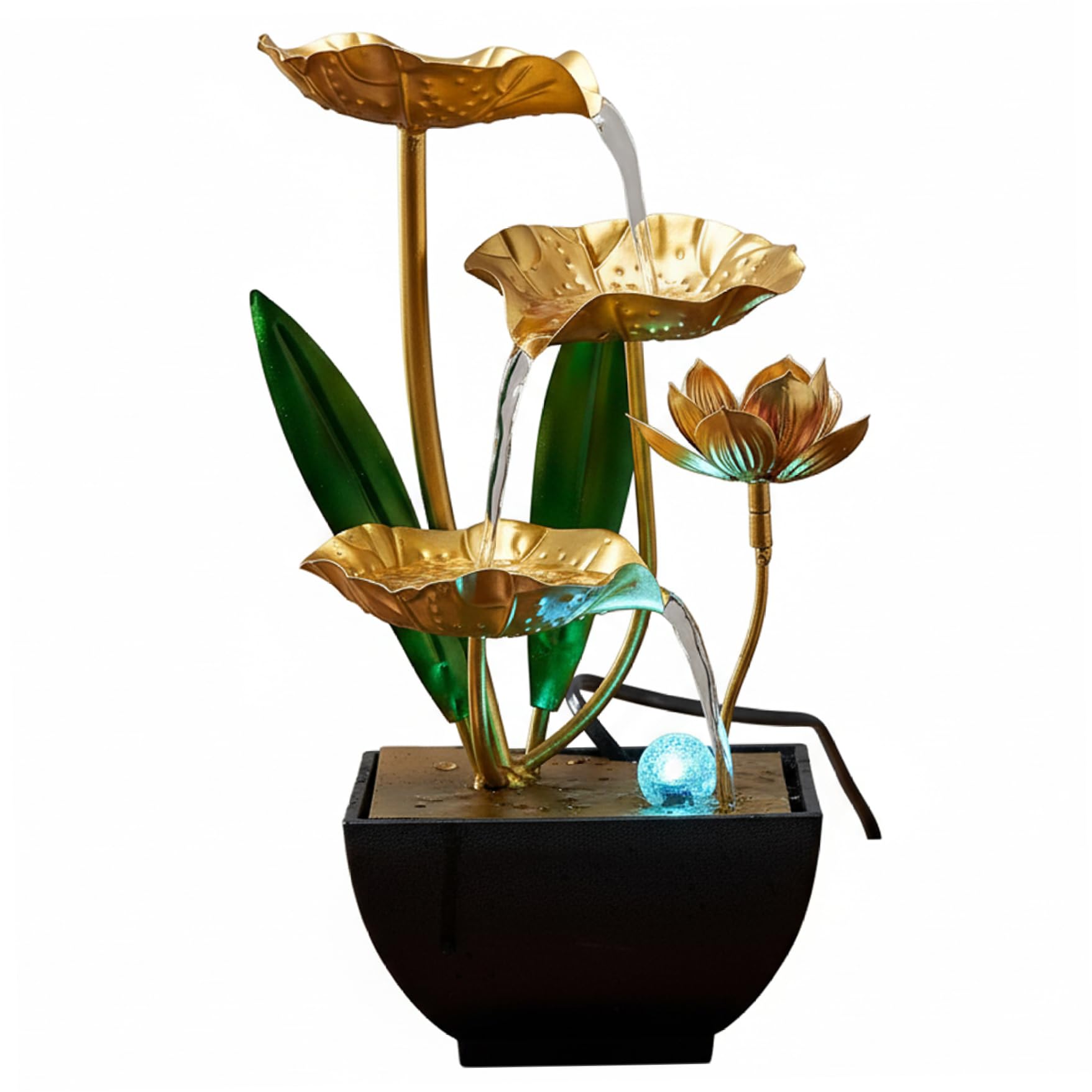 Cascade bureau apaisante fontaine eau intérieure USB