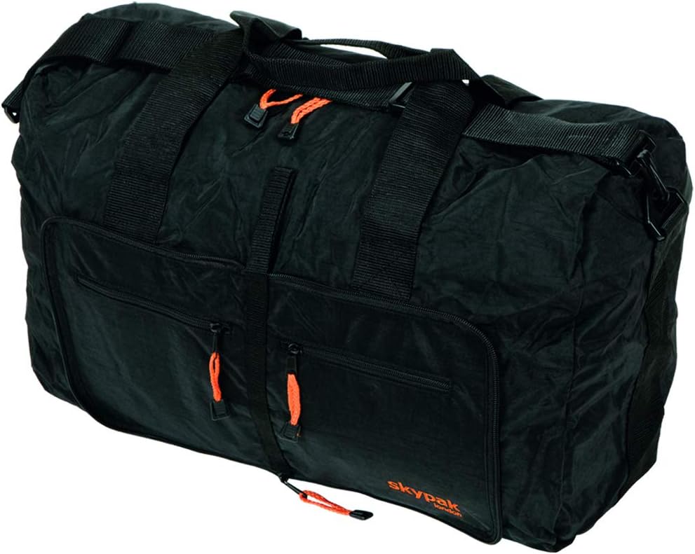 (02) 53CM ONBOARD Size Folding Travel Bag in Black