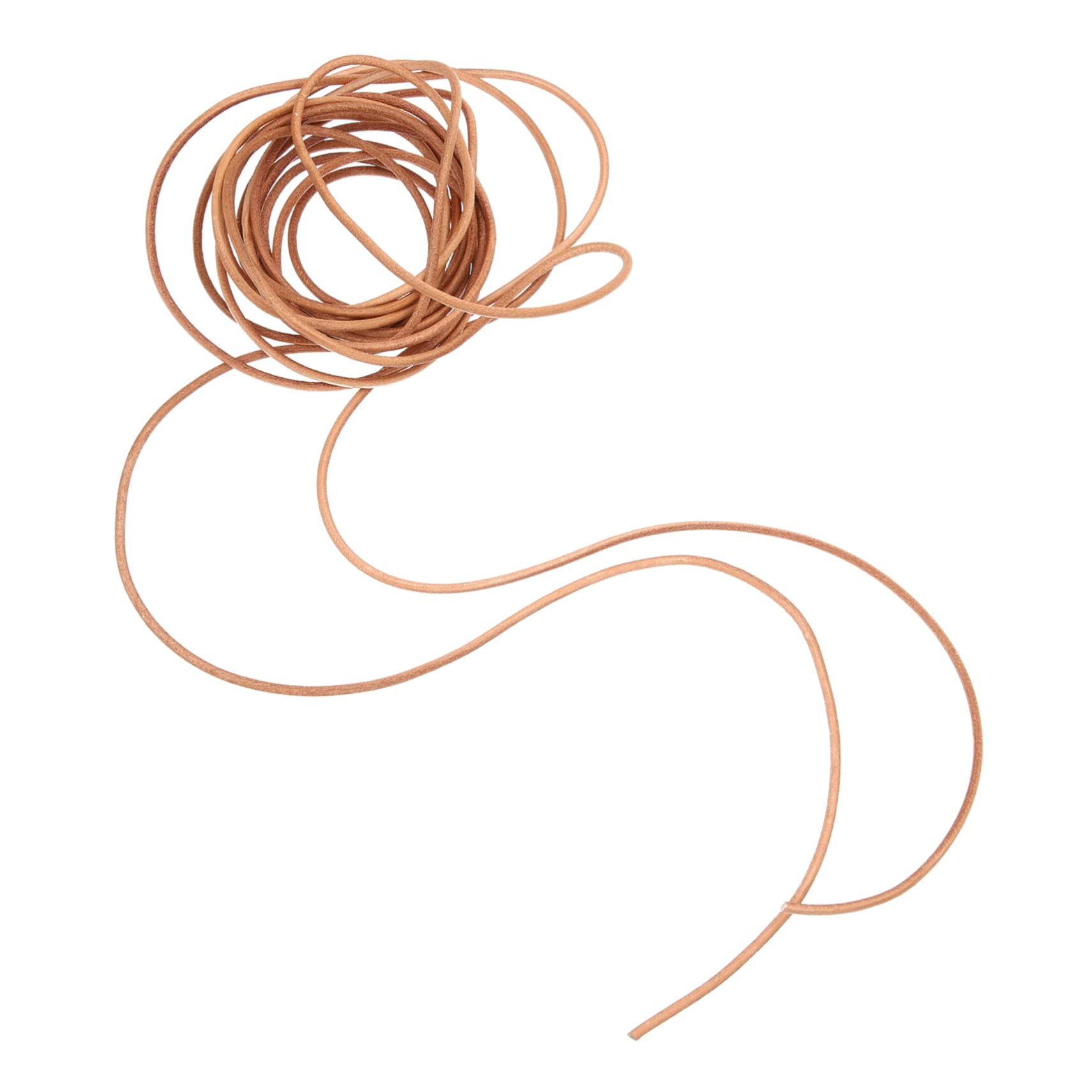 Beatifufu Cowhide Wrapped Rope Cords Jewelry Craft Rope Belt Hole Puncher Pendant Necklace Cords Beads Hole Puncher Tool Belt Kit Screw Rivet Axe Handles Burlap Treadle Cowhide Light Brown