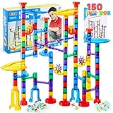 JOYIN 150Pcs Marble Run Premium Toy Set- Construction Building Blocks Toys, STEM Educational Building Block Toy