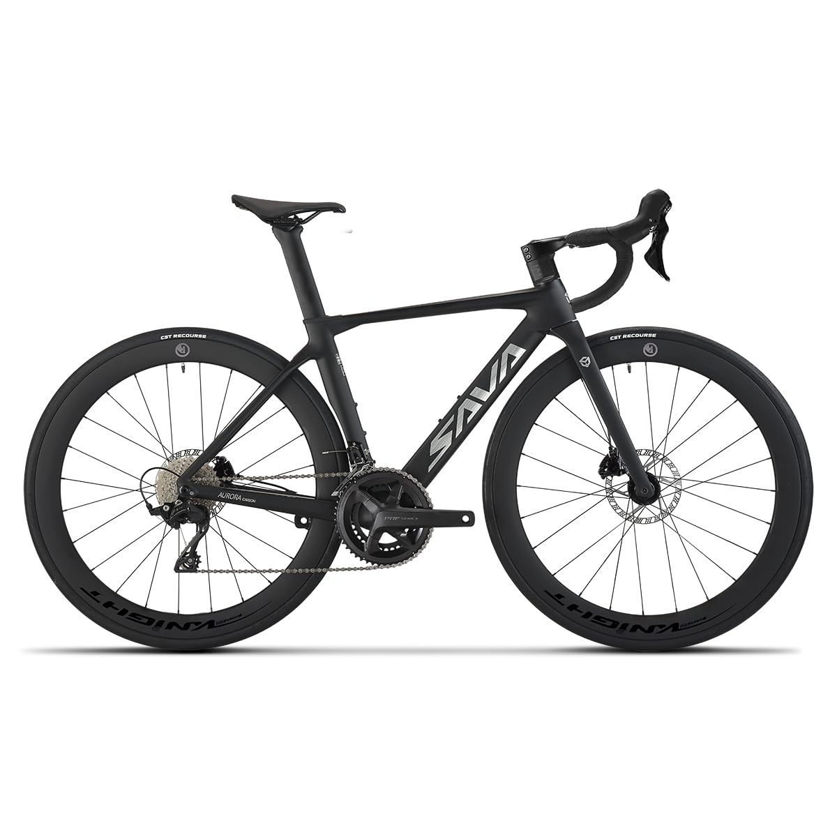 SAVADECK Lightweight Full Carbon Fiber Racing Bike for Adults, with Shimano R7120 24-Speed Shift Set, Epuiped with Carbon Fiber Frame and Wheelset, Hydraulic Oil Disc Brakes