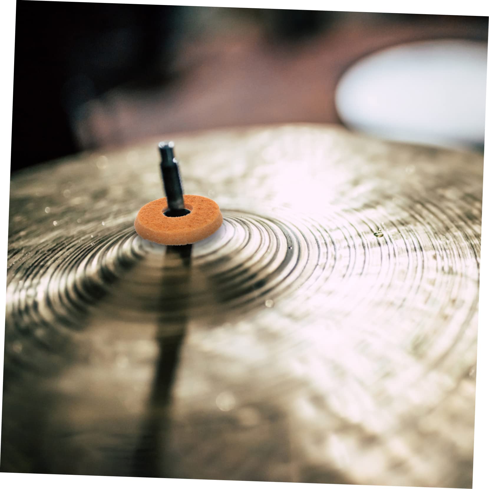 SUPVOX 20pcs Cymbal Felt Pads Drum Kit Cymbals Seelves Protective Accessories