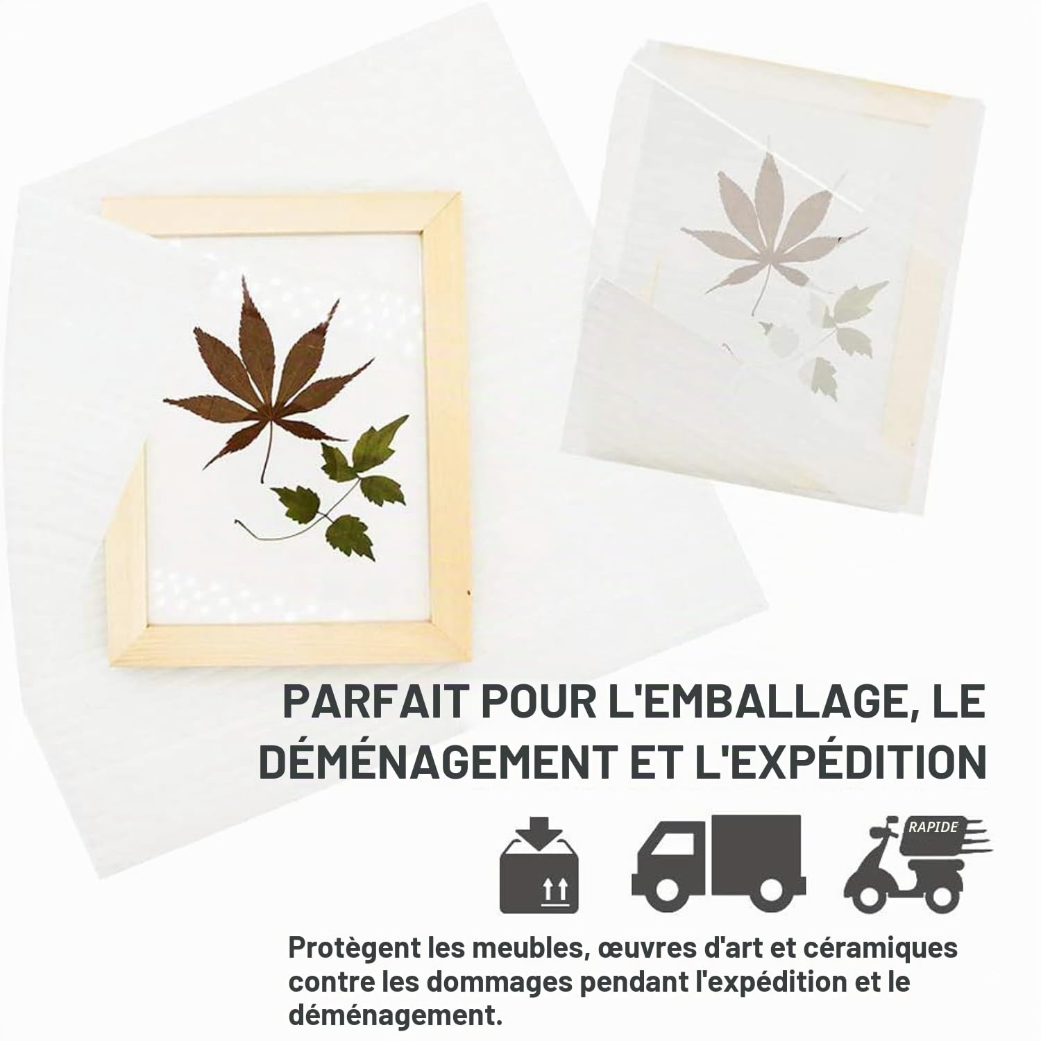 Rouleau de film en mousse de 280 mm x 10 m pour sous-couche d'emballage, rembourrage des articles fragiles pour expédition, emballage, fournitures de déménagement