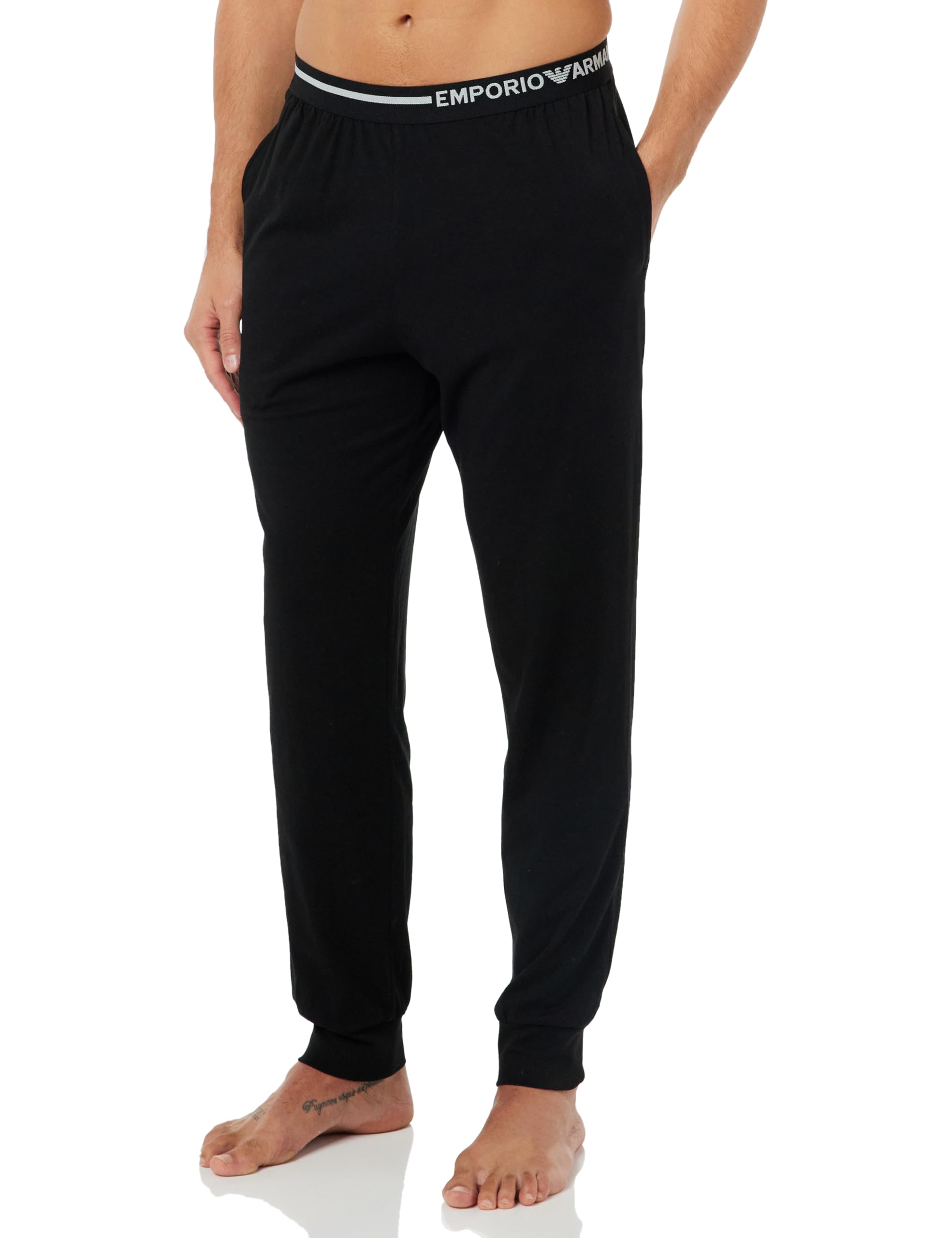 Emporio ArmaniMens Emporio Armani Men's Trousers Side Logo Sweatpants (pack  of 1)