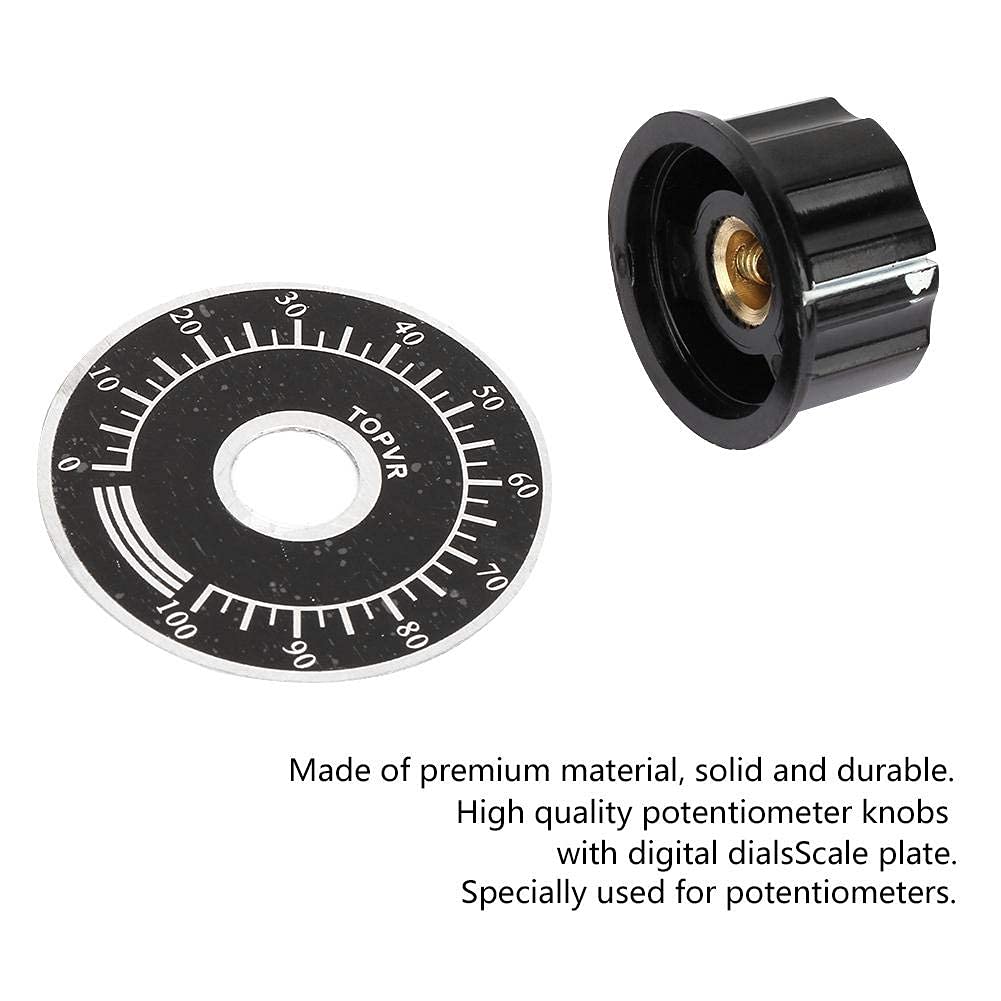 Manopole Per Potenziometro In Bakelite - 2 Pezzi, Nero, 33x17mm - Per Chitarra, Basso, Audio - Foto 12