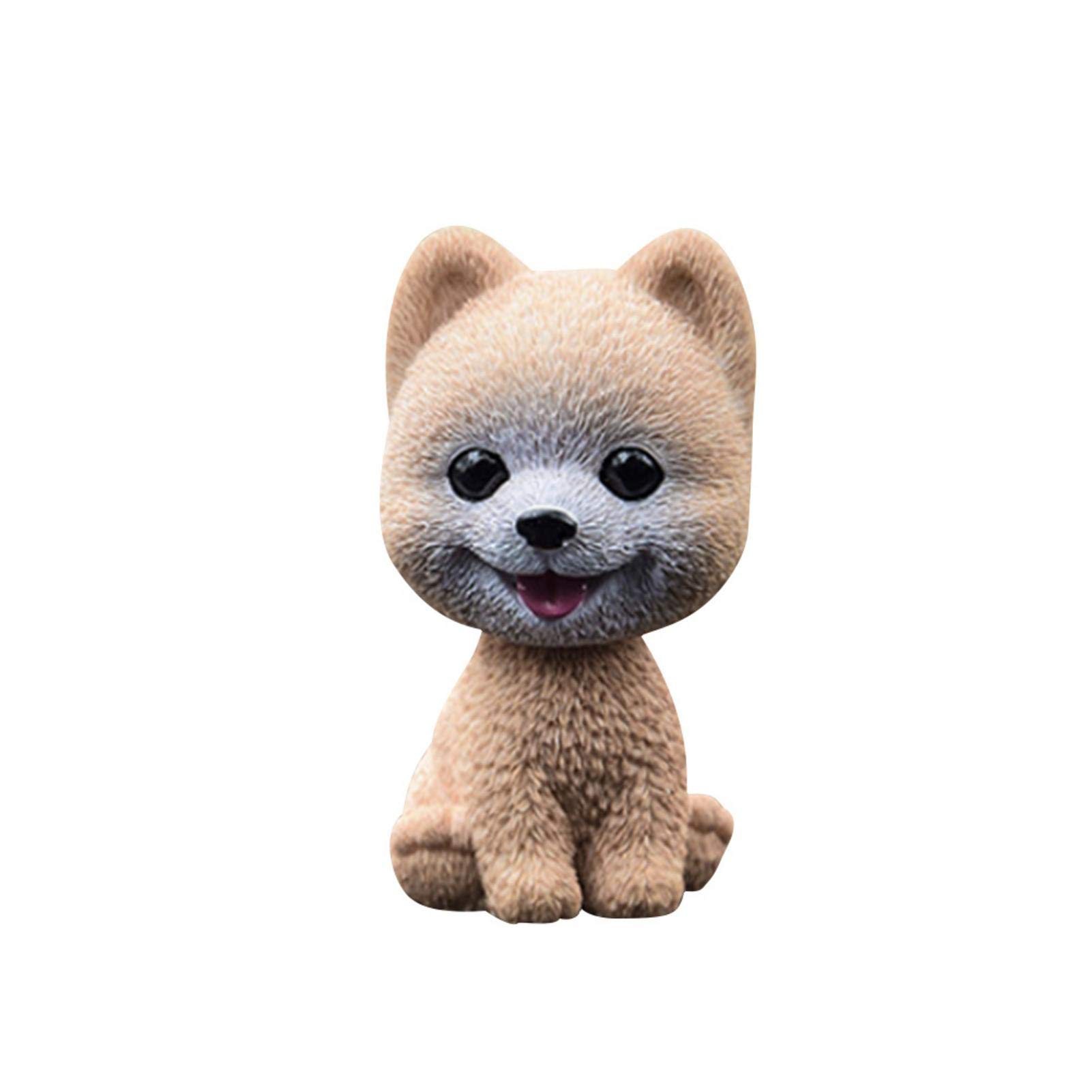 Car Shake Head Toy Bobble Dog, Car Dashboard Shaking Dog Adornments, Nodding High Emulation Dashboard Crafts Dog, Lover Creative For Car Desk Tabletop Decor Baby Kids Toy