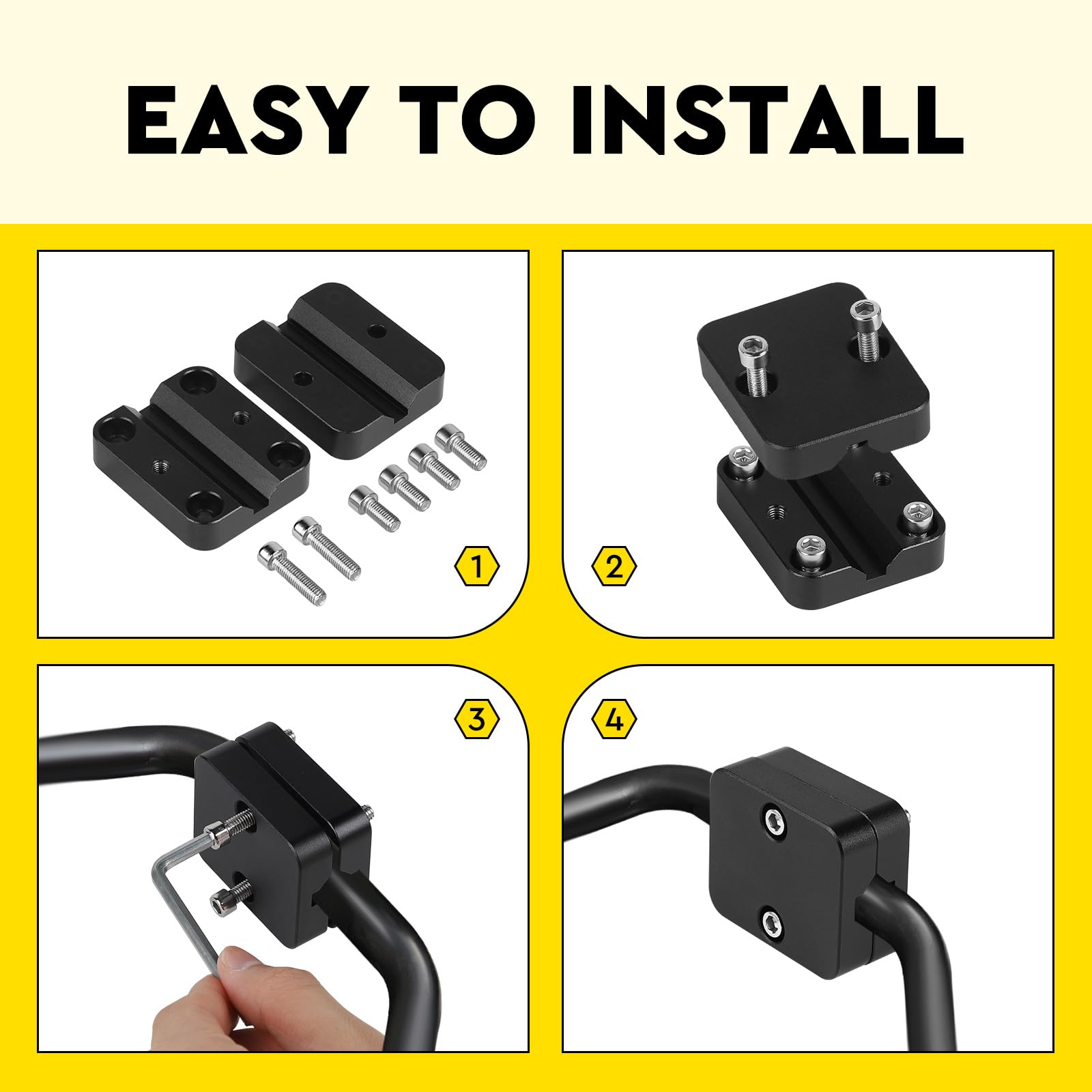 Supporto GPS Per Moto - Staffa In Lega Alluminio Per BMW R1200GS/1250GS - Foto 12