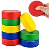 8/16PCS Foam Hockey Pucks, Ice Hockey Pucks for Practicing and Classic Training Indoor Floor Game Outdoor Sports Hockey Supplies for Adults