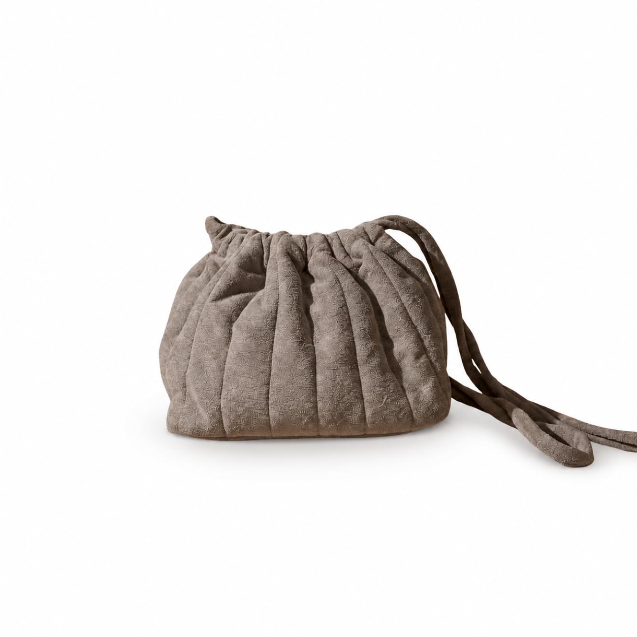 Cinnamom Gather Luxury Pleated Potli Bag for Women and Ethnic Festive Evening Clutch with Drawstring and Sling Strap Travel Pouch (Beige)-image-42