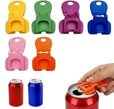 Can Opener for Drinks Cans, Simple Manual Can Opener, Can Opener for Cola, Beer, Soda Drinks for Children and Elderly People, Pack of 6