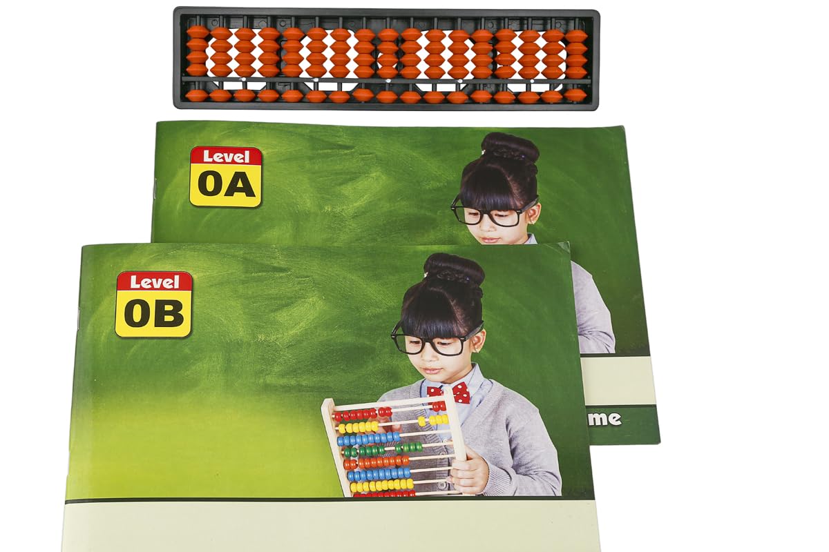 Math Magic Set: Abacus Books for Kids - Levels OA & OB with 17-Rod Red Abacus Tool(Red) (B0CNPGC8H8) Amazon Price History, Amazon Price Tracker
