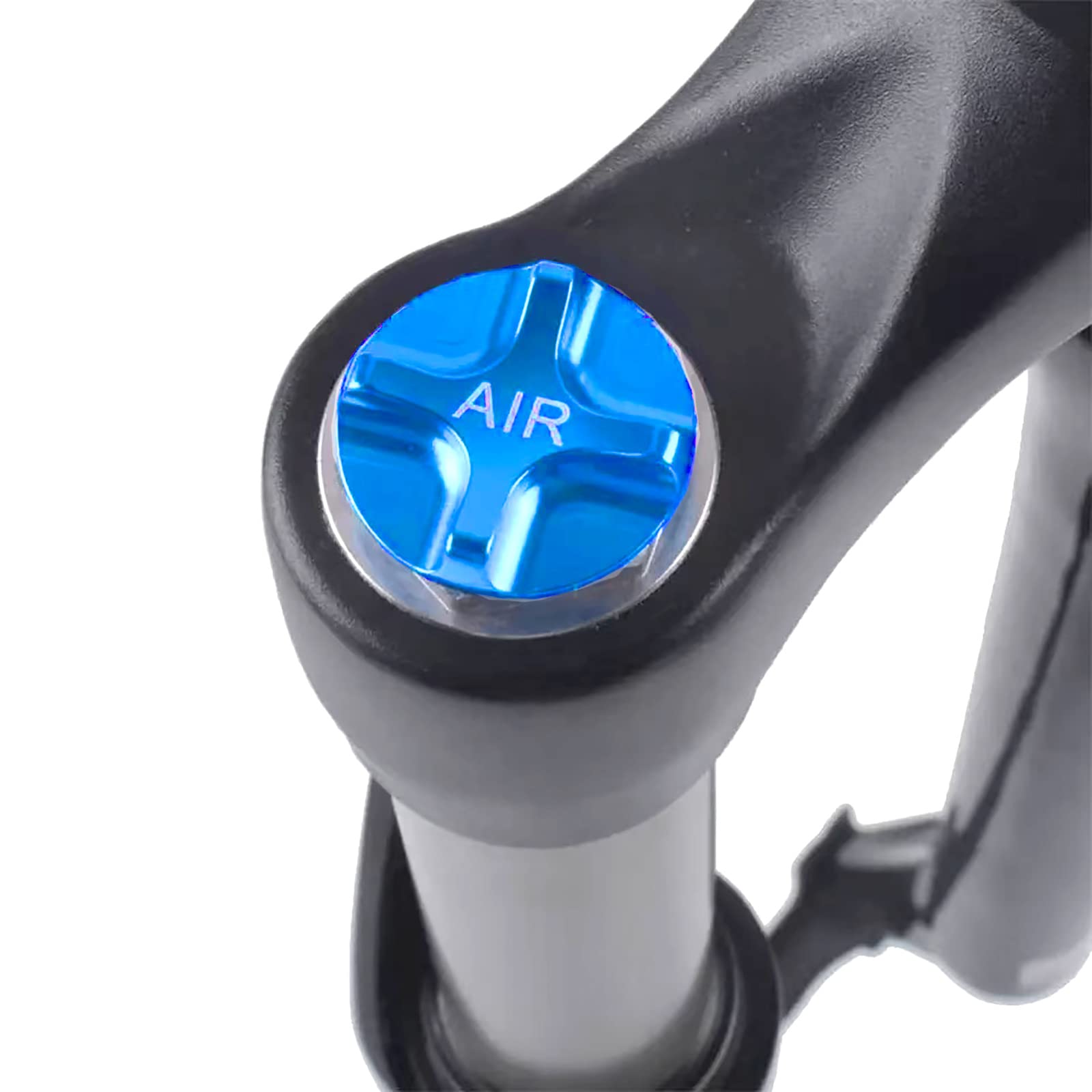 Tampa De Suspensão Para Garfo De Bicicleta - Aleoed, Alumínio, Cor Azul, Leve E Resistente