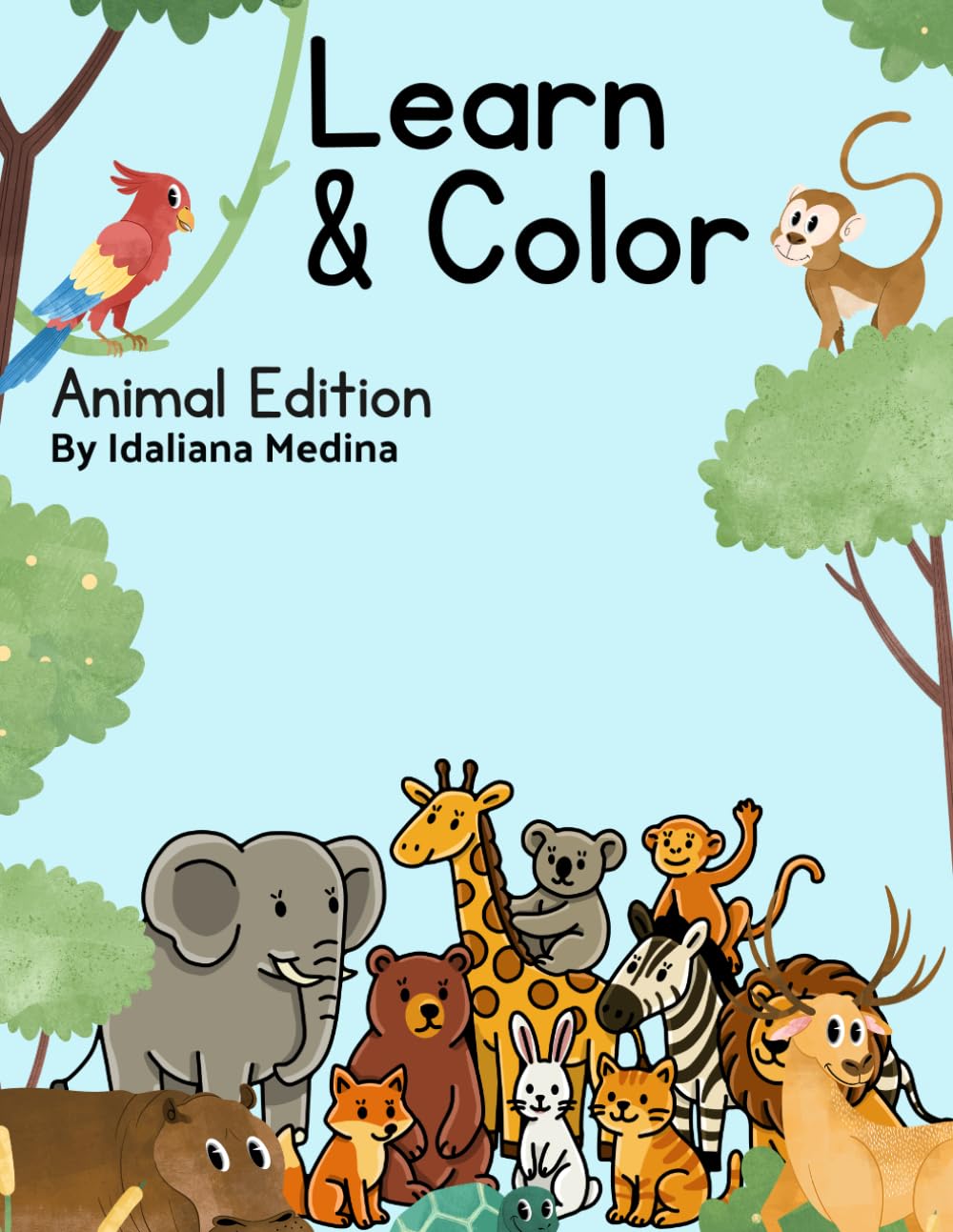 Learn and Color: Animal Edition