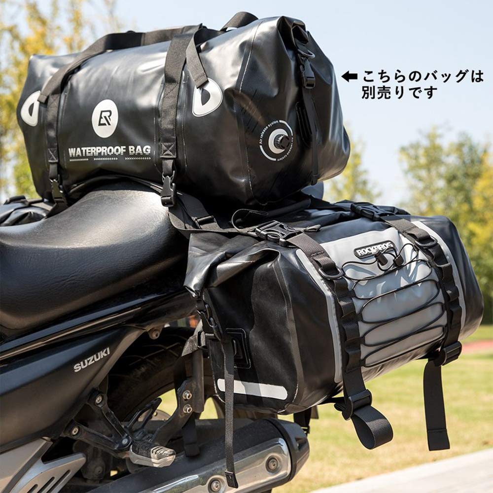 Amazon | ROCKBROSサイドバッグ バイク ツーリングバッグ 防水 62L左右