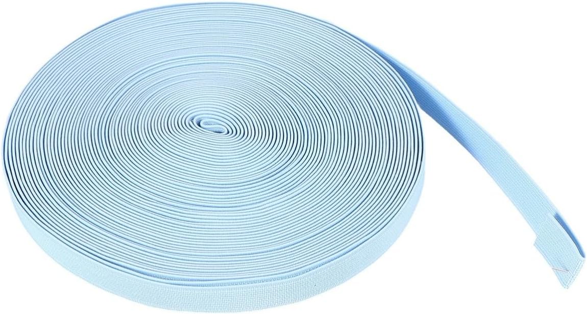 Ciieeo Thickened Plain Elastic Band with Comfortable Feeling and Good Elasticity 1 Roll for Shoes DIY Elastic Band Polyester Yarn Material for Shoes Accessories Supplies