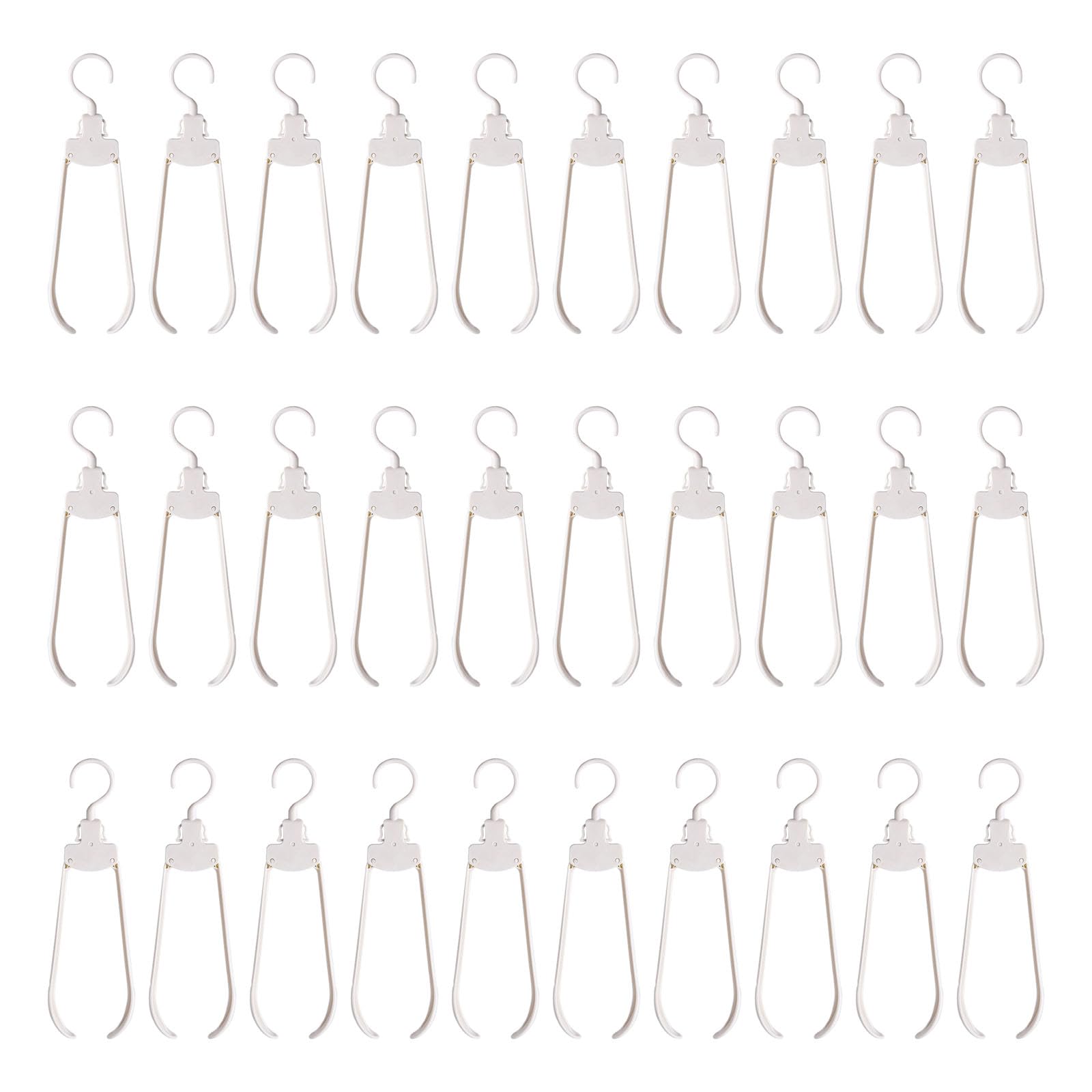 TFAOYS 1 Foldable Clothes Hanger with Anti-Deformation Design, Space Saving Storage Rack for Wardrobe & Travel Organization Space Efficient Foldable Clothing Hanger Deformation Clothes Storage Rack