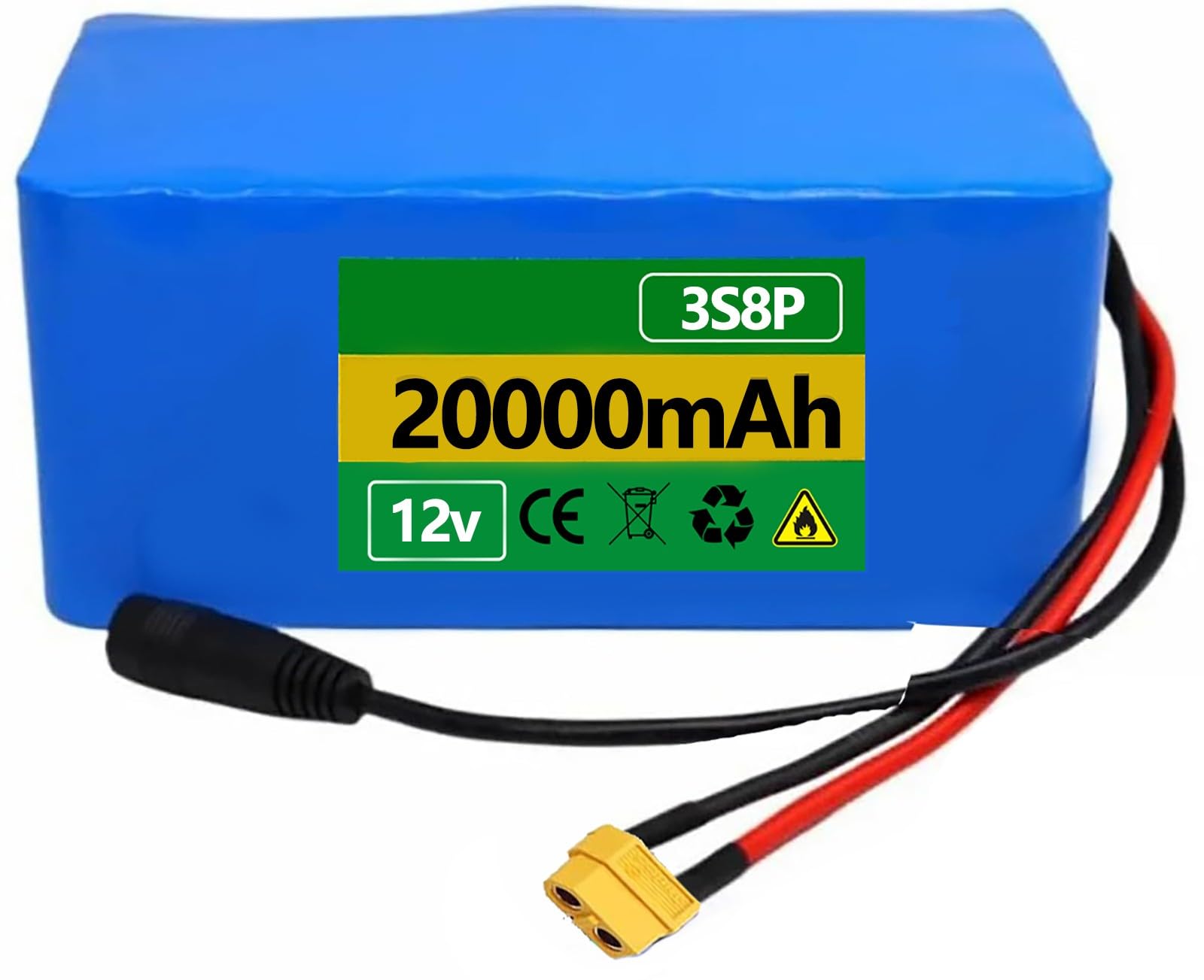 60V 10Ah 12Ah 15Ah 20Ah 30Ah E-Bike Accu, 60V Elektrische Fietsaccu Met BMS Beschermingsplaat Met Oplader Lithium Accupakket Voor 200W 500W 750W 1000W Motoren 60V 30AH,XT60 60V 10Ah 12Ah 15Ah 20Ah 30Ah E-Bike Accu, 60V Elektrische Fietsaccu Met BMS Beschermingsplaat Met Oplader Lithium Accupakket Voor 200W 500W 750W 1000W Motoren 60V 30AH,XT60