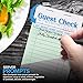 Stock Your Home Green Guest Check Books for Servers (10 Pack) Server Note Pads, Waiter Checkbook, Food Receipt Book, Restaurant Order Pad, Paper Checks, Waitress Accessories, 500 Total Tickets