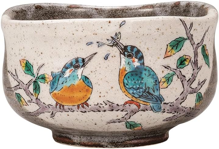 Nakamaru K9-858 Matcha Bowl, Kawasemi